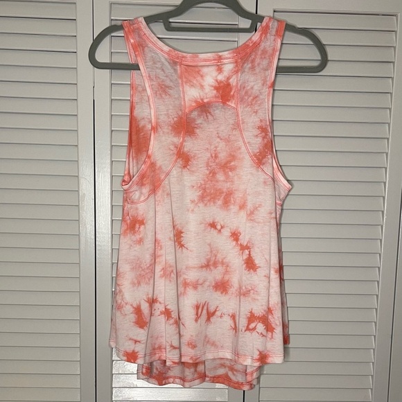 Calvin Klein Pink Sleeveless Relaxed Tie Front Tank Top - Picture 2 of 5